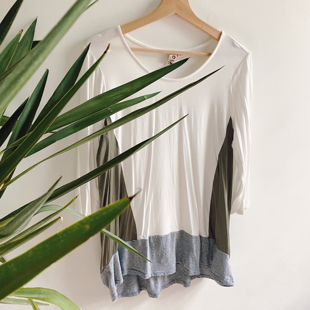 Anthropology Dolan Mixed media top size M